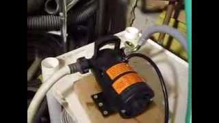 Rinsing a Rinnai R53 tankless water heater with vinegar [upl. by Danyelle45]