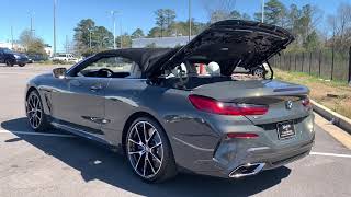 2019 BMW M850i Convertible Top Motion [upl. by Dorena272]