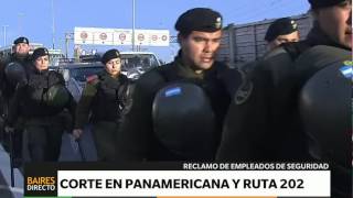 Cortan la Panamericana y 202  Telefe Noticias [upl. by Hsina]