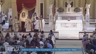 Solemn Mass of the Assumption of the Blessed Virgin Mary  20210815 [upl. by Elime]