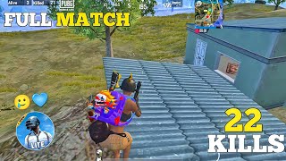 22 KILLS 🥵🔥 SOLO VS SQUAD FULL GAMEPLAY PUBG MOBILE LITE [upl. by Rodablas]