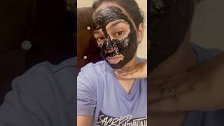 Charcoal mask✨ trending skincare trending music [upl. by Leahciam193]