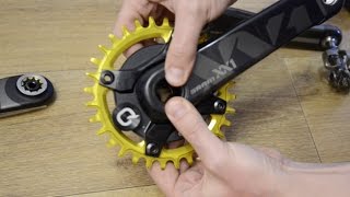 Как поменять шатуны Sram XX1 и установка паверметра Quarq Dzero Eagle [upl. by Nitsirk833]