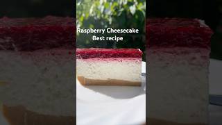 Raspberry Cheesecake homemade delicious cheesecake easyrecipe [upl. by Lleon]