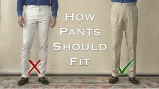 How Pants Should Fit  4 Point Fit Guide [upl. by Raviv]