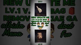 Free fire lv1 lv2 ka bag 🎒 remove reallysd old memories shortvideos viralvideos [upl. by Accisej]