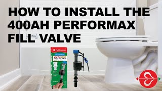 Get a Powerful Flush by Installing a Fluidmaster 400AH PerforMAX Toilet Fill Valve [upl. by Jayson]