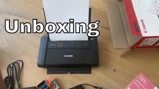 Canon PIXMA TR150 Printer Unboxing [upl. by Austina505]