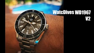 Watchdives WD1967 Sharkmaster V2 Watch Review [upl. by Lecrad]