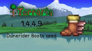 Dunerider Boots Terraria seed 1449 [upl. by Settle]