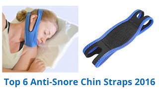 6 Best AntiSnore Chin Straps 2016 [upl. by Norman]