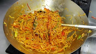 Chilli Garlic Noodles  चिल्ली गार्लिक नूडल्स Veg Chowmein  Spicy Noodles Recipe  Chef Ashok [upl. by Aninahs]