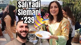 Festival la Slemani 🎉🤩 Sal Yadi Slemani 239 [upl. by Norse]