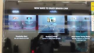 SONY NEW BRAVIA CAM SUPPORT IN PREMIUM MODELS TV [upl. by Ailat]