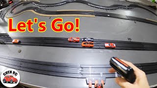 AFX slot car track layout mega G [upl. by Hui]