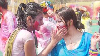 Priyal Gor and Ashish Kapoor  Holi Bash 2012 [upl. by Pouncey474]