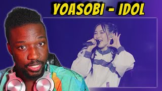 First Time Hearing Yoasobi  Idol Live Performance [upl. by Eitsirc]