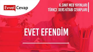 Evet Efendim Metni Cevapları [upl. by Akenehs]