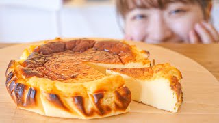 材料5つamp焼くまで5分「極上ベイクドチーズケーキ」の作り方！ [upl. by Hnaht]