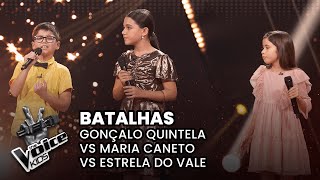 Gonçalo Quintela vs Maria Caneto vs Estrela do Vale  Batalhas  The Voice Kids Portugal 2024 [upl. by Howland]