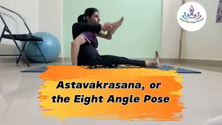 Astavakrasana or EightAngle Poseyoga eightanglepose yogalife motivation [upl. by Eico]