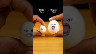 Mini egg 🆚 big egg🤣 shortvideo [upl. by Connie]