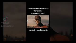 The Flash meets Batman for the first time theflash theflashseason thebatman ib📹 freeboredom [upl. by Beverie]