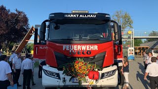 DAS NEUE RÜSTLÖSCHFAHRZEUG 3000 DER FEUERWEHR MARKT ALLHAU [upl. by Nwahsuq]