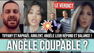 ANGÈLE CONDAMNÉE  RAPHAËL ET TIFFANY ANNONCENT AVOIR GAGNÉ LE PROCÈS 😲 ANGÈLE RÉAGIT ET LES CLASH 💥 [upl. by Anuahsed]