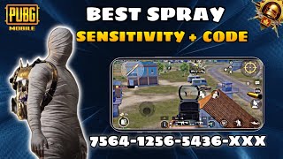 New Update 33⚡️Best Sensitivity Code  Control Settings Pubg MobileBgmi Sensitivity 2024 [upl. by Mad]