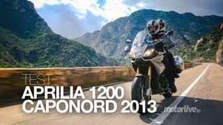 PRISE EN MAIN  APRILIA CAPONORD 2013 [upl. by Fortuna]