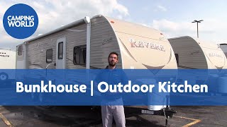 2018 Shasta Revere 30BH  Bunkhouse  Travel Trailer  Cocoa Bean  RV Review [upl. by Halsted]