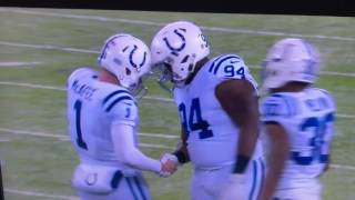 Folk Hero Pat McAfee Micd Up Sticks A Punt  Colts vs Jets 12516 [upl. by Evilc]