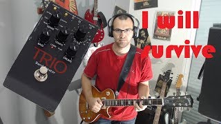 Tutoriel Digitech Trio  looper  I will survive [upl. by Ahsauqal]