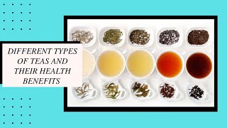 Different Types of Teas and their Health Benefits [upl. by Gerda93]