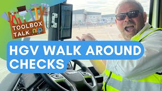 Walk Around Checks for HGV Drivers  NTP Toolbox Talks [upl. by Reede268]