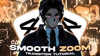 CapCut PC  Smooth Zoom Transitions Tutorial [upl. by Ecnarepmet863]