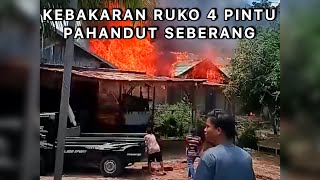 KEBAKARAN 4 BUAH BANGUNAN RUKO PAHANDUT SEBERANG 20 OKTOBER 2024 [upl. by Ahsinit920]