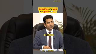 Confusing question to aspirants 😱UPSC Interviewshorts [upl. by Scharff821]