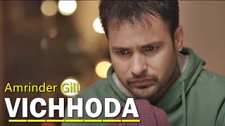 Vichhoda Amrinder Gill Lyrics  Punjabi Song  Amrinder Gill Songs  Vichora ne sanu ada ada karta [upl. by Egreog]