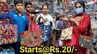 Bangalore Wholesale amp Retail Bags Shop😍Giffting Travel amp Branded Hand BagsCourier AvailableBags [upl. by Akim]