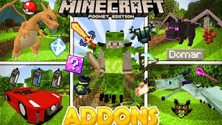 😮Los 12 addons más increíbles para Minecraft PEBedrock 121 [upl. by Oab571]