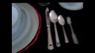 Proper use and placement of dinnerware and silverware [upl. by Eri]