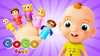 Daddy Finger Song  Finger Family Song  GoGo Baby Nursery Rhymes amp Kids Songs [upl. by Lihas764]