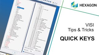 VISI Tips amp Tricks – Quick Keys Setup [upl. by Ykcub]