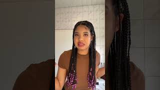 REFRESHING MY BRAIDS PART 3 braids shortvideo curlyhair [upl. by Neira]