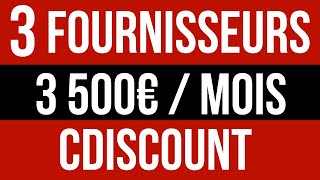 Vendre sur Cdiscount  3 Fournisseurs Dropshipping Livraison Express Professionnel Jamais Révélés [upl. by Tama]