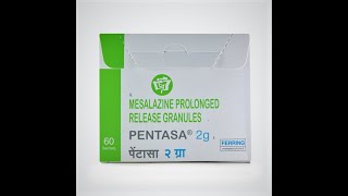 PENTASA 2GM SACHET  MESALAZINE [upl. by Nilpik]