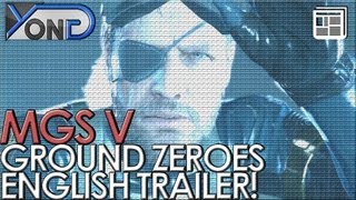 Metal Gear Solid V  Ground Zeroes English Trailer [upl. by Shanie]