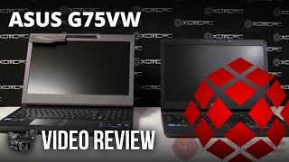 ASUS G75 Video Review G74 vs G75 by XOTIC PC [upl. by Sheline]